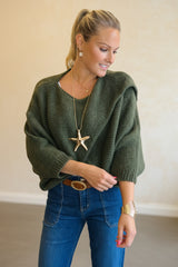Masie X-Over Chunky Knit