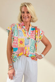 Postcard from Naples Cotton Shirt