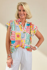 Postcard from Naples Cotton Shirt
