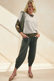 Barrel Leg Sweat-Pants