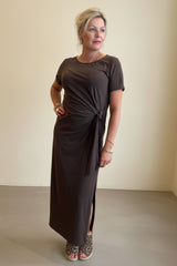 Side Knot T Shirt Dress