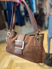 Square Buckle Shoulder Bag