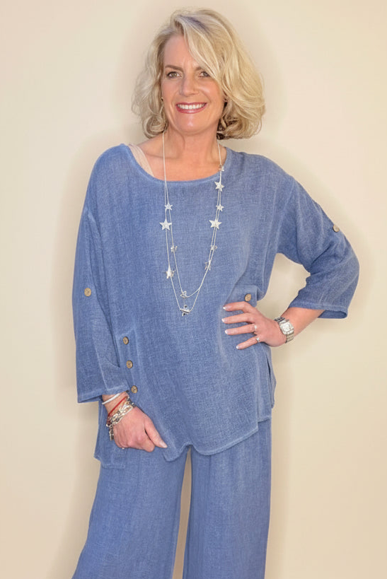 Sorrento Collection - Button Tunic