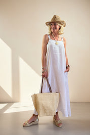 Raffia Woven Shopper
