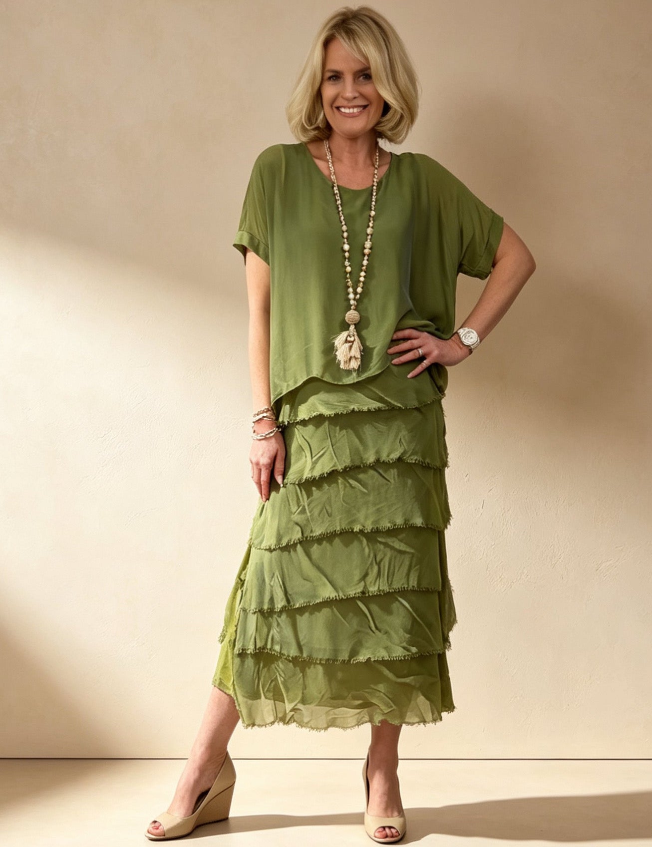 Freya - Silk Maxi Dress