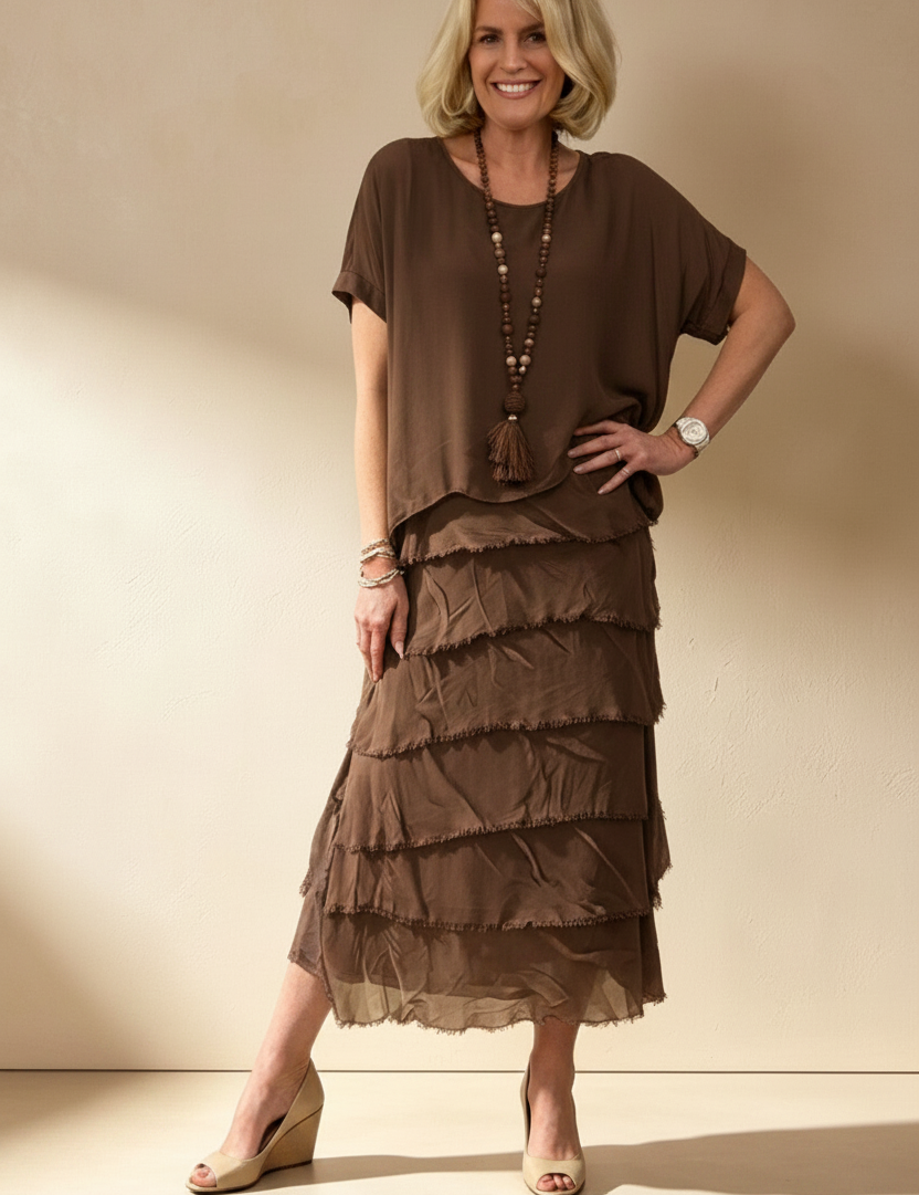 Freya - Silk Maxi Dress