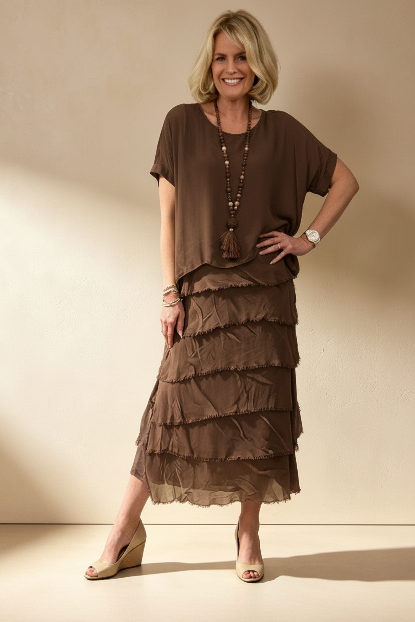 Freya - Silk Maxi Dress