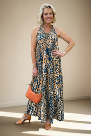 Midnight Safari Maxi Dress
