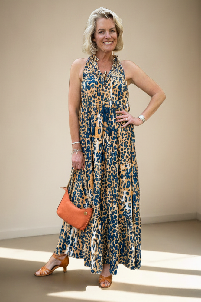 Midnight Safari Maxi Dress