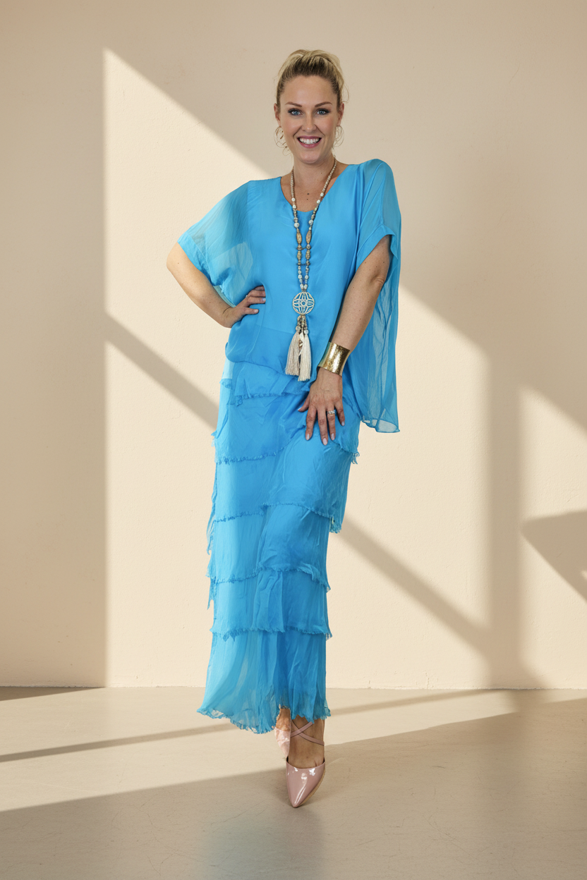 Freya - Silk Maxi Dress