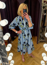 Lara Block Print  Dress