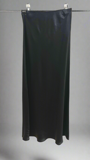 Satin Bias Cut Skirt - Plain