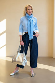 Cotton Contrast Knit