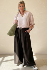 Super Wide Leg Poplin Cullottes
