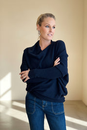 Asymmetric Slouch Italian Soft Knit