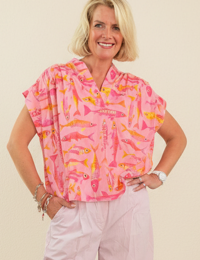 Postcard from Naples Cotton Shirt