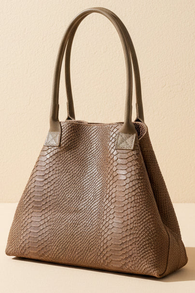 Italian Leather Shopper