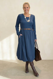 Puff- Ball Cotton Dress