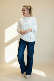 Asymmetric Slouch Italian Soft Knit