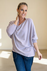 Asymmetric Slouch Italian Soft Knit