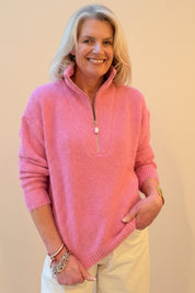 1/4 Zip Soft Knits - Plain