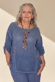 Sorrento Collection - Button Tunic