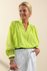 Soft Cotton Oversized Smock Blouse