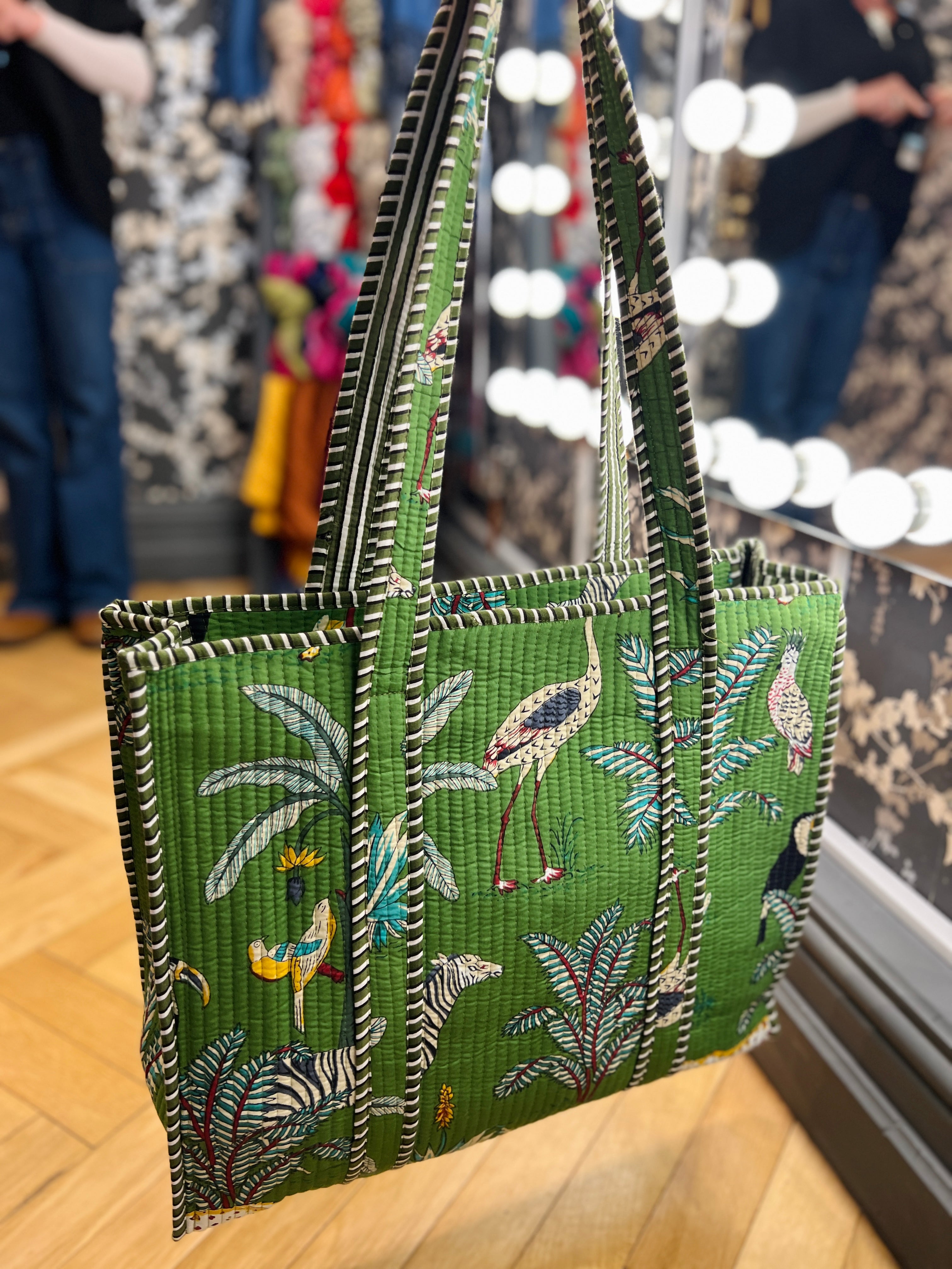 Safari Toile Print Bag