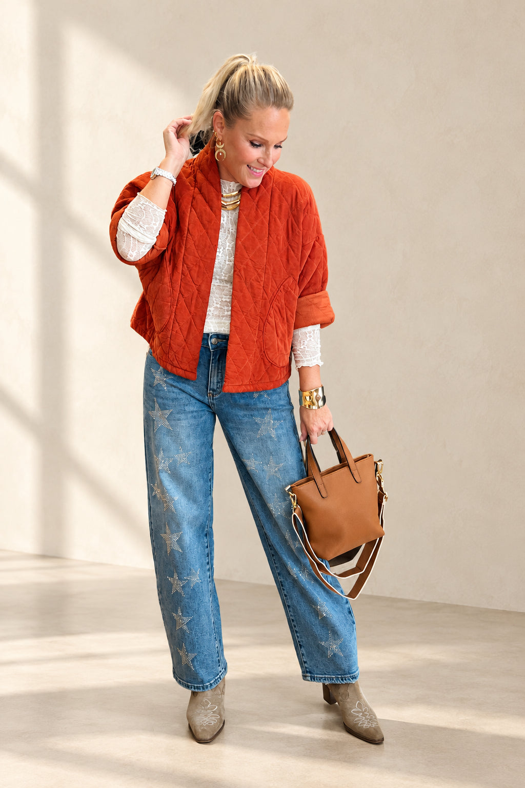 Quilted Corduroy Jacket