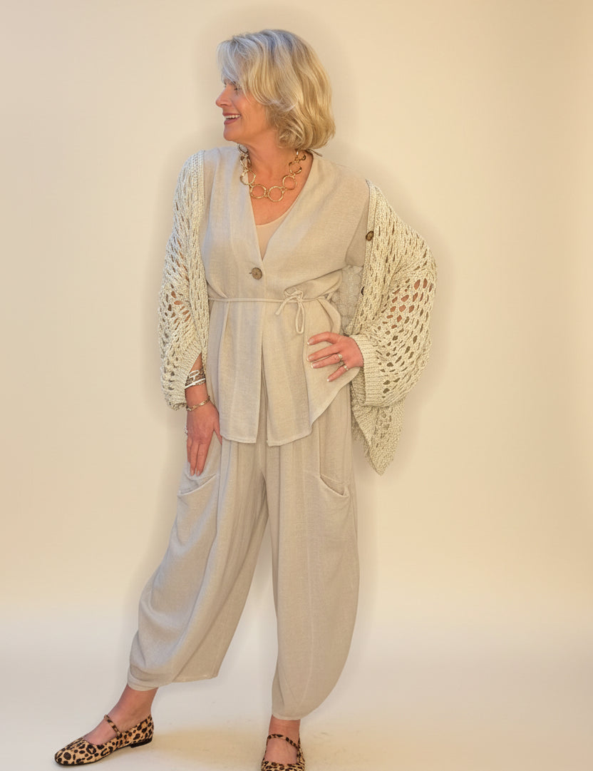 Sorrento Collection - Barell Leg Trousers