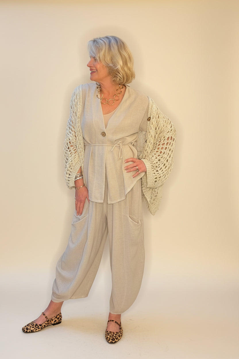 Sorrento Collection - Barell Leg Trousers