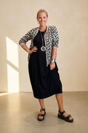 Leopard Print Bomber Jacket