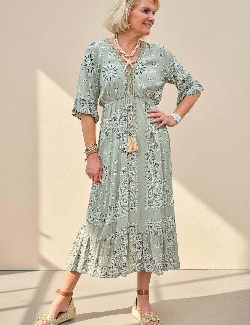 Bandana Boho Dress