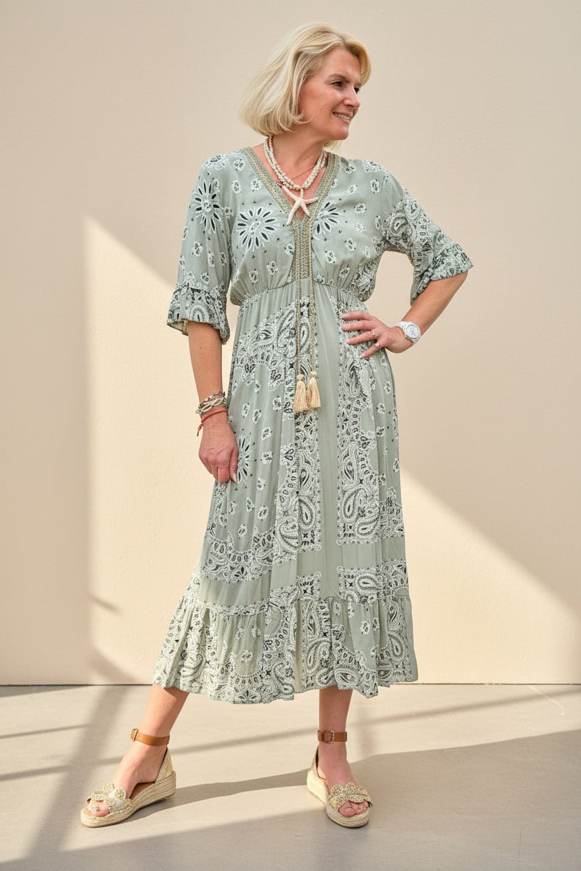 Bandana Boho Dress