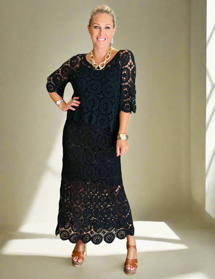 Crochet Maxi Skirt