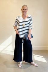Pleated Palazzo Trousers