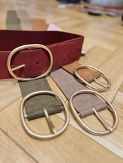 Big Buckle Lustre Stretch Belt