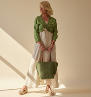 Linen Pinafore Dress