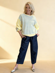 Coast Line - Balloon Sleeve Sweat Shirt