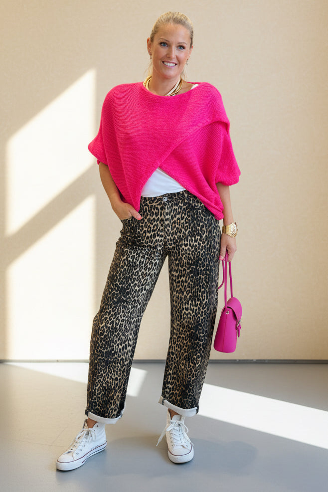 Masie Cross Over Chunky Knit