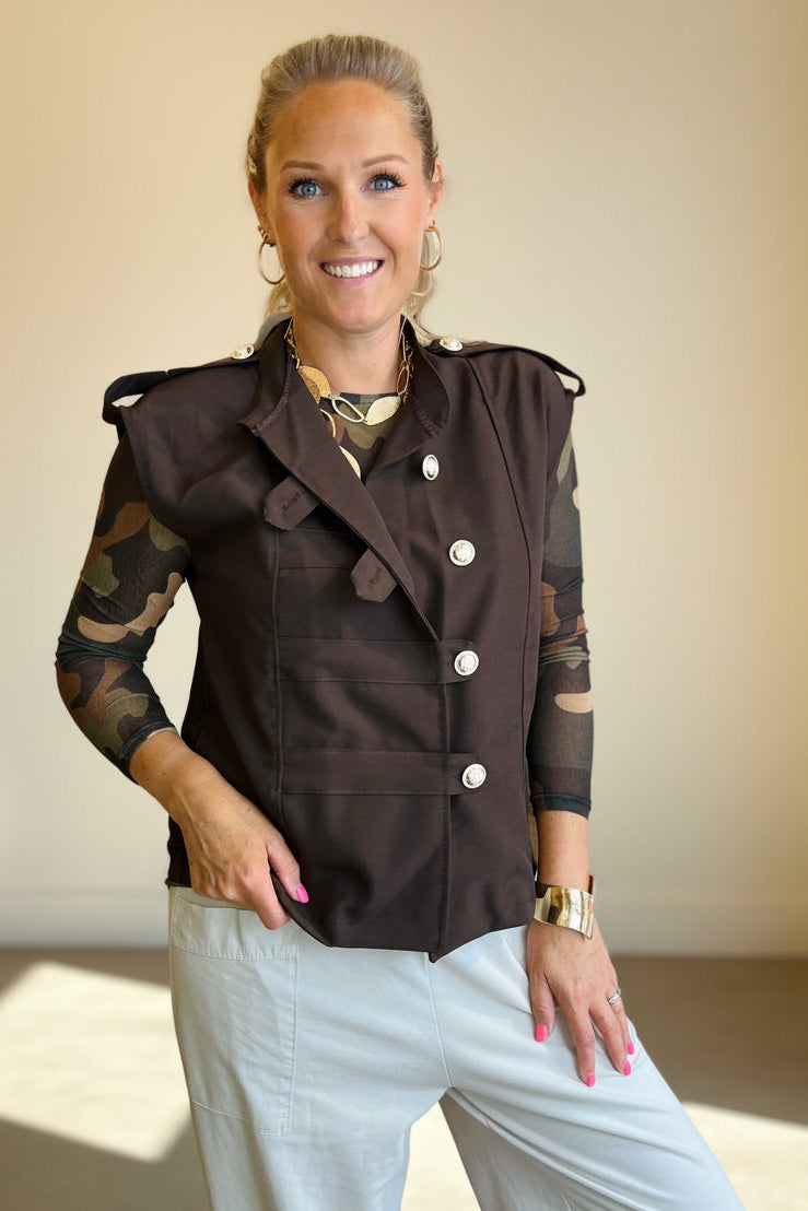 Military Style Waistcoat