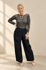 New Angela drape front Trousers