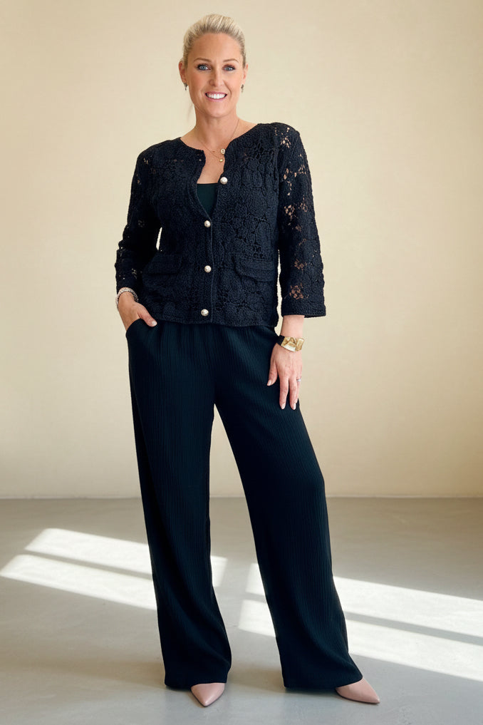 Pull on Cheesecloth Trousers