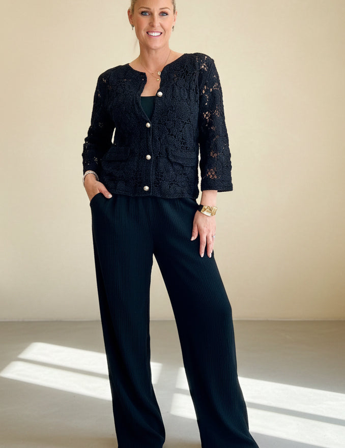 Pull on Cheesecloth Trousers