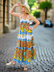 Majolica Luxe Sun-Dress