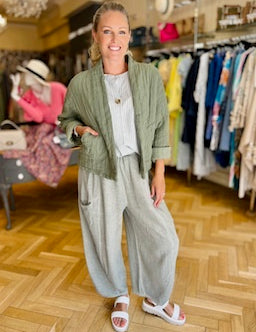 Quilted Boxy Jacket
