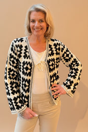 Crochet Tie Front Jacket