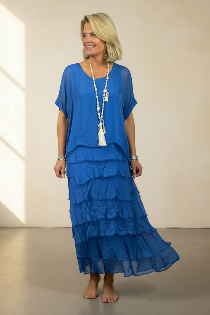 Freya - Silk Maxi Dress