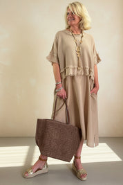Raffia Woven Shopper