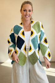 Granny Square Crochet Jacket